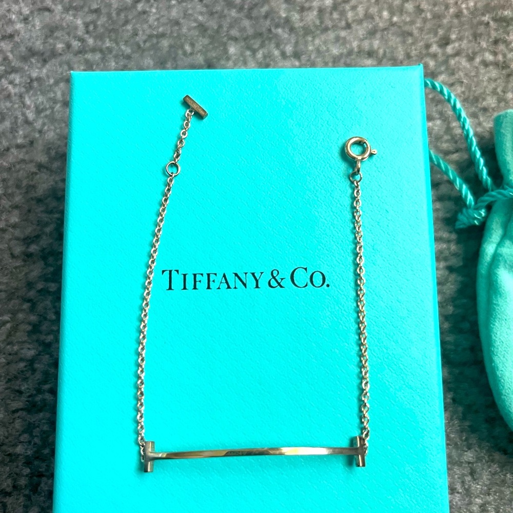 Tiffany & Co T-Smile Sterling Silver Bracelet